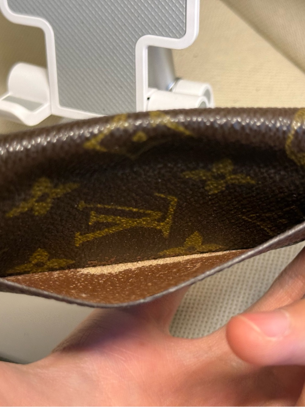 Authentic LOUIS VUITTON Monogram Pocket Organizer de Poche Card Case F#51814 - Picture 3 of 8